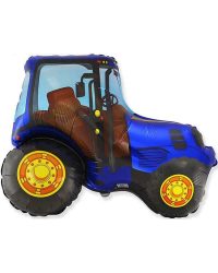 901681A_Шар_(37_94_см)_Фигура_Трактор_Синий_1_шт